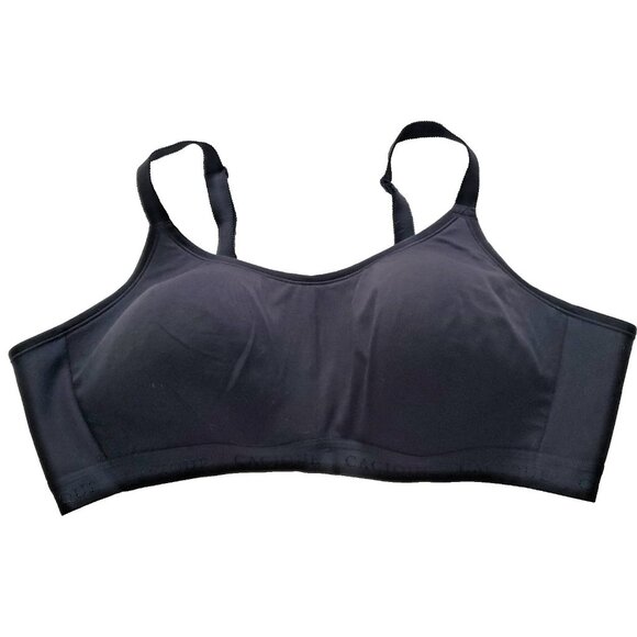 Cacique Bra Size 48B Unlined Full Coverage No Wire Black - Picture 1 of 5